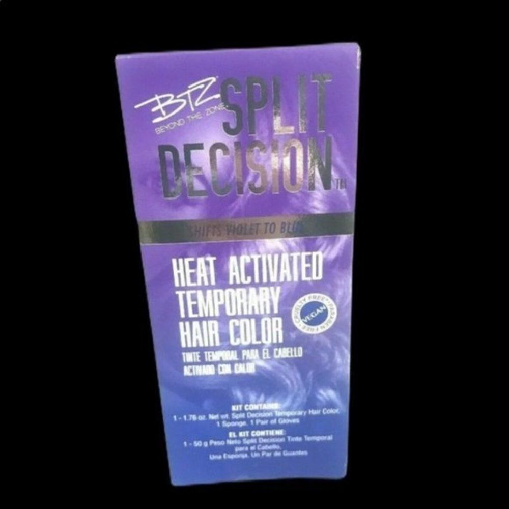 Hair Colour Shifts Violet To Blue Temporary Btz Beyond The Zone